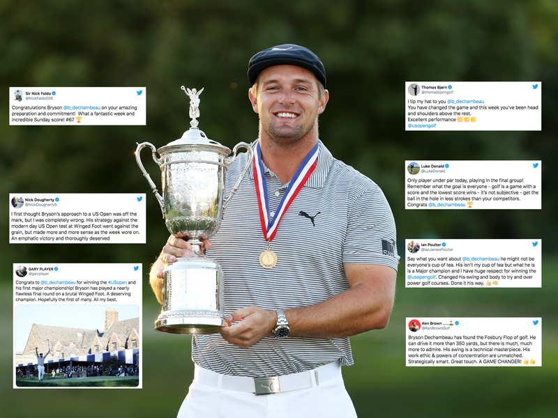How Social Media Reacted To Bryson DeChambeau’s US Open Win