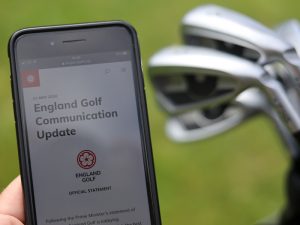 England Golf Issues Update After Government Covid-19 Regulations Change
