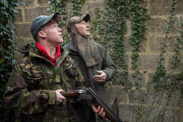 how to hold a shotgun safely