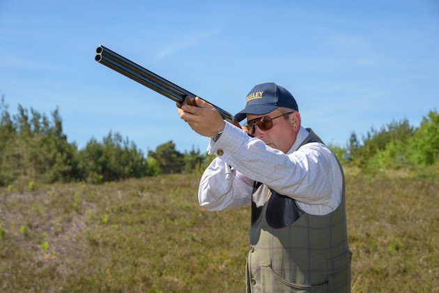 clayshooting at Bisley