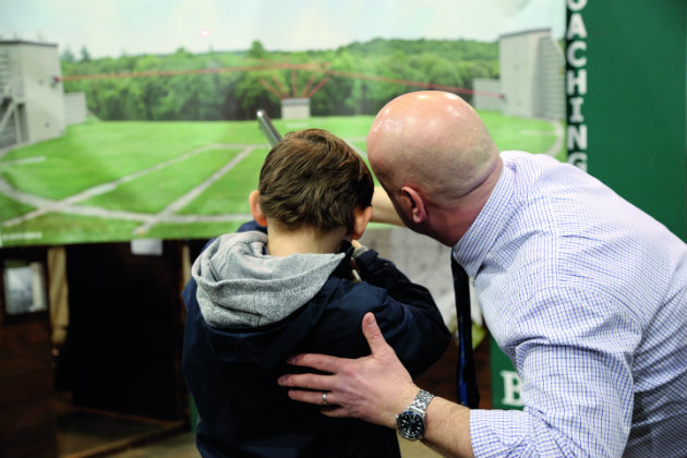 youngster at British Shooting Show