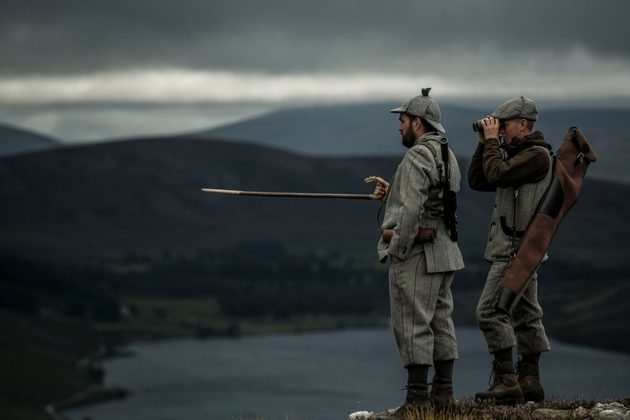 Scottish gamekeepers in their tweeds