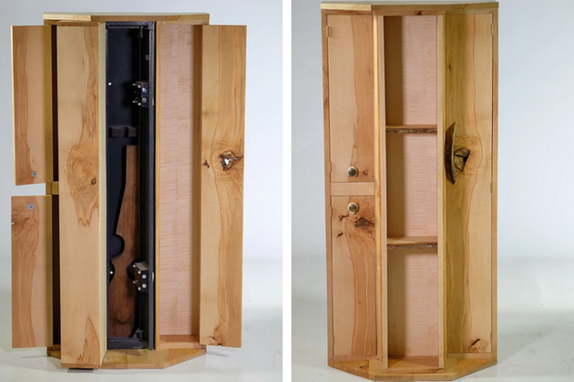 wooden gun cabinet