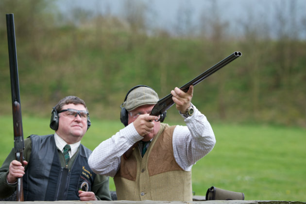 double-gunning