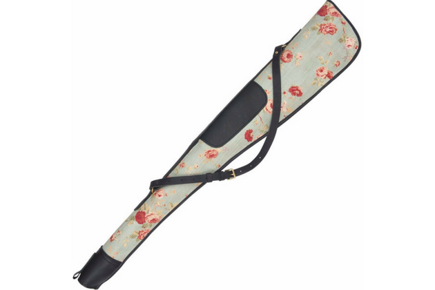 Fur feather and fin Floral Linen and Leather Gunslip