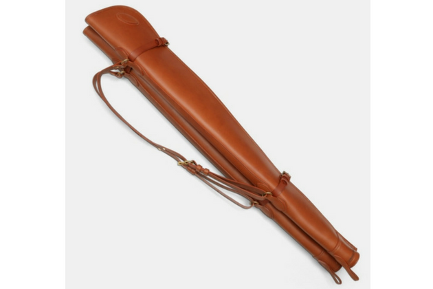 Albion England double gun slip in London tan leather