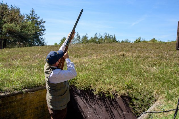 low fast grouse clay targets