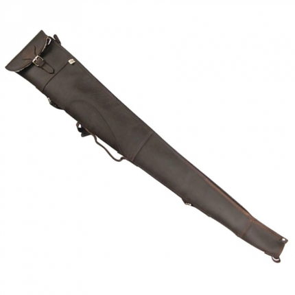 Teales Devonshire leather buckle Flap Gun Slip