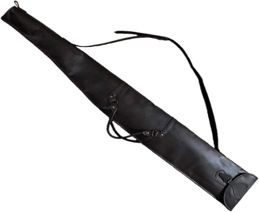 Serguio Rogetti dark leather gunslip