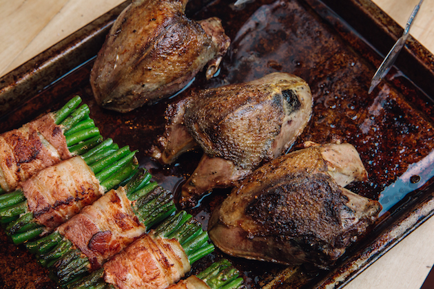 roasted pigeon