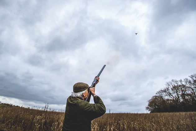 Shooting in field