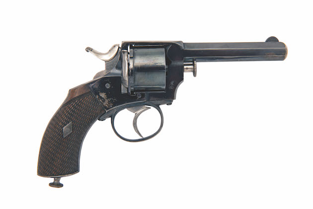 A Webley .442 revolver