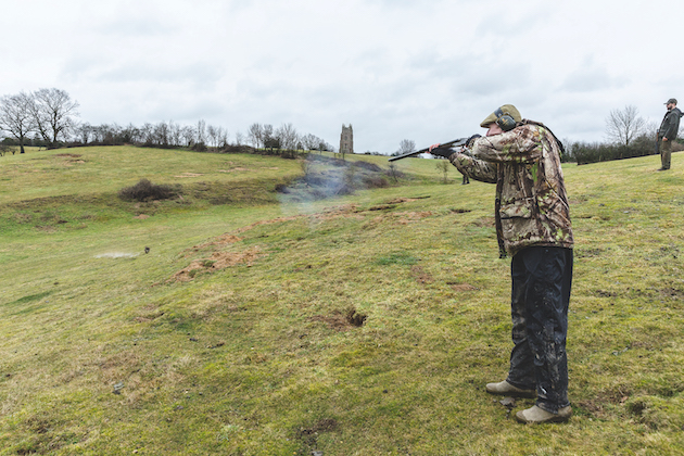 shooting in countryside