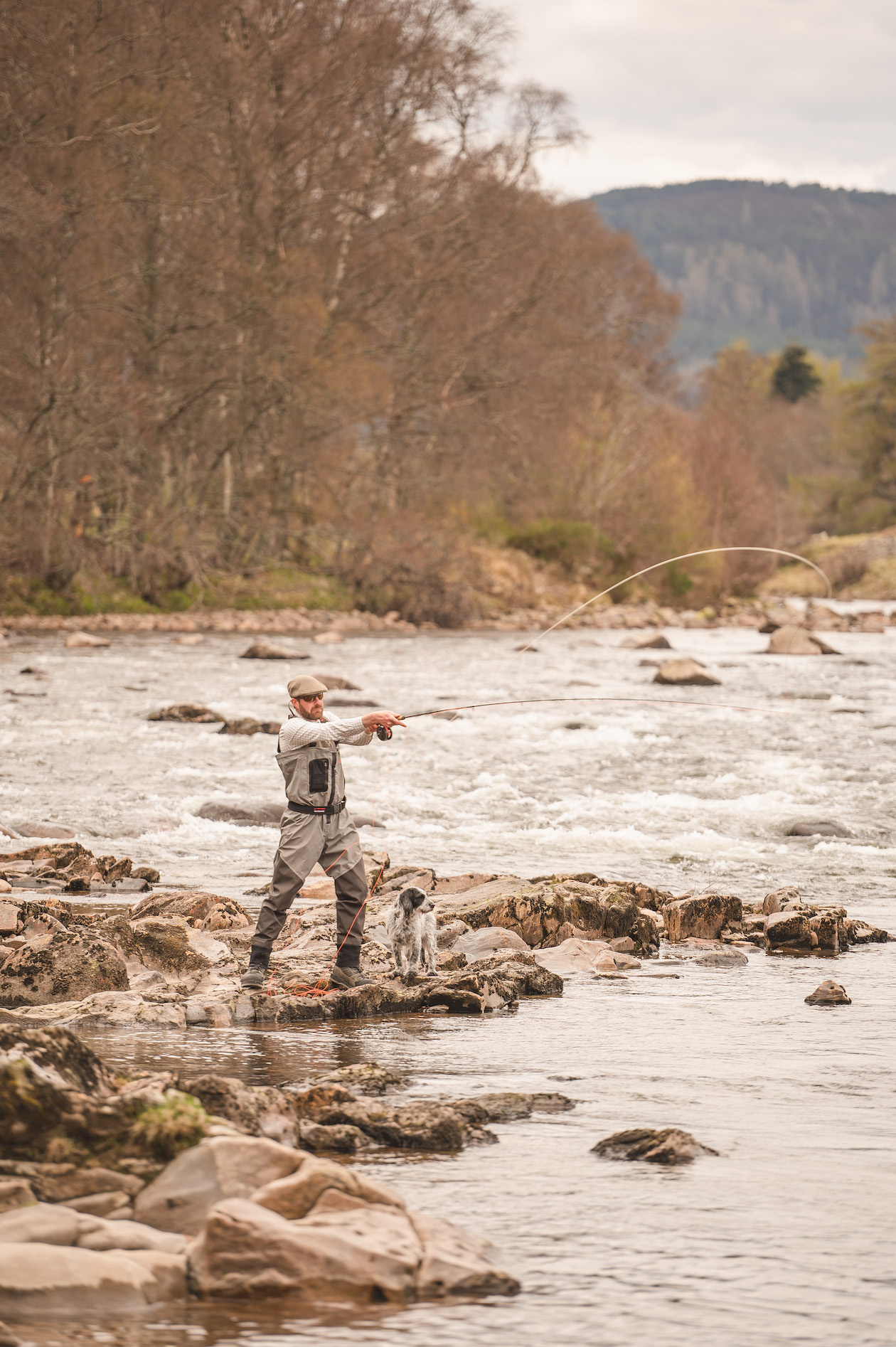 casting on the River Dee