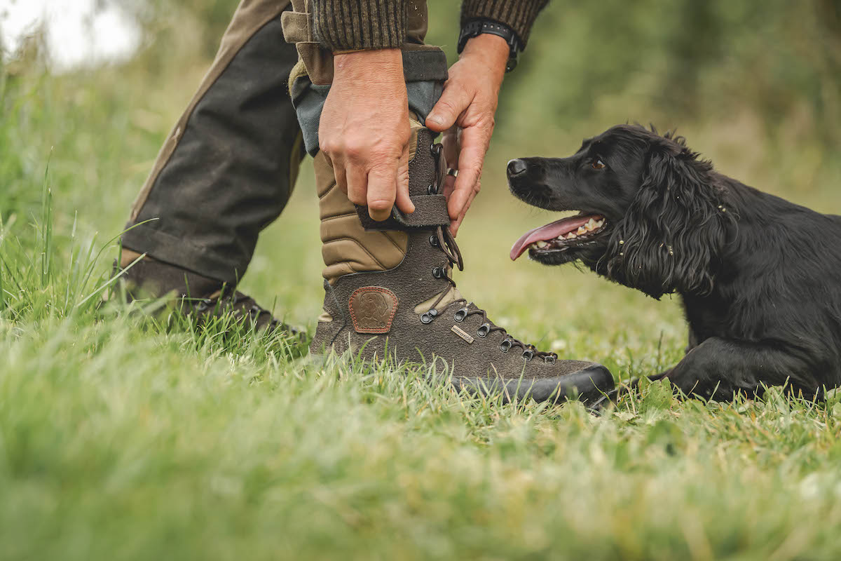 Walker with dog