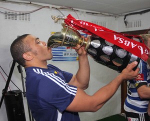 Bryan Habana-Currie Cup Bryan Habana with the Currie Cup
