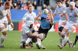 Standing out: Flam-haired Rob Harley