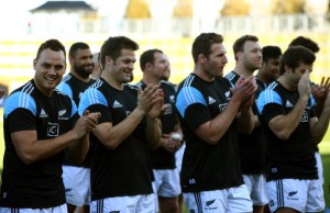 Round of applause, please: The All Blacks prepare