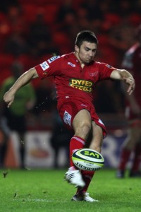 Kicking game: Williams is comfortable at fly-half and full-back