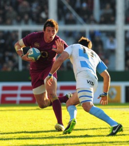 Blindside: Wood led England in Argentina