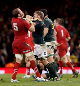 More than a little niggle: Duane Vermeulen and Alun-Wyn Jones clash