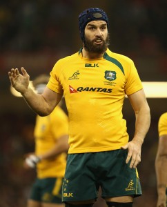 Not far from the breakdown: Scott Fardy