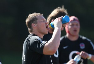 Hydration: take on plenty of water, and a sports drink if training hard