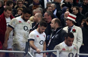 Taking it on the chin: England's second loss in a row