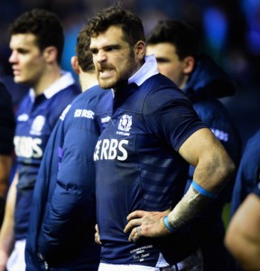 Frustration: The Scotland squad are hurting