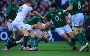 Get a grip: Ireland used the choke tackle effectively