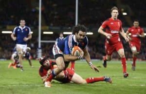 Poacher: Huget was dangerous throughout the Wales game