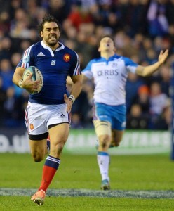 Flying machine: Huget has been a rare standout for France