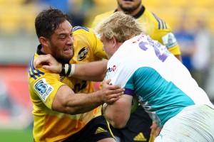 All-action Samoan: Jack Lam for the Hurricanes