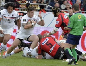 Fight for survival: Oyonnax have exceeded expectations this year, though