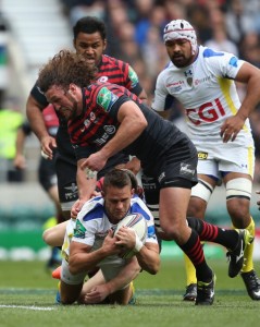 The punisher: Burger was relentless in defence