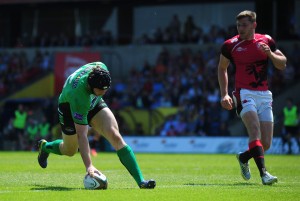 McColl on me: Stevie McColl scores for Leeds