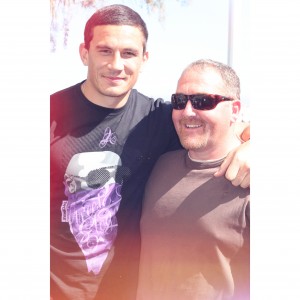 Bright lights: Walsh with Sonny Bill