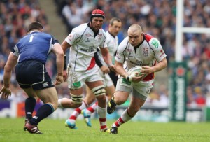 Court out: Tom Court (right) got the wrong kind of leaving card