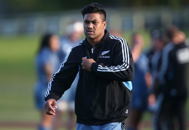Stripping off: The prolific Julian Savea is finally ready to play against England
