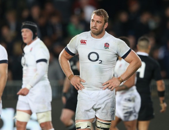Upset but impressive: Chris Robshaw looks miffed after England lose