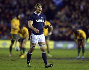 Risking it on the big stage: Brown in action for Scotland