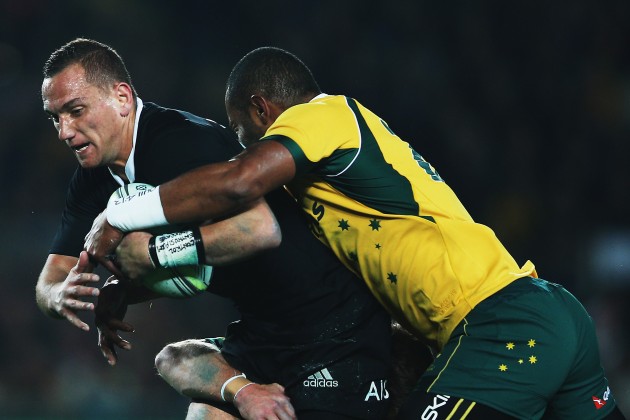 In the middle of it all: Cruden was at the centre of the All Blacks' good play