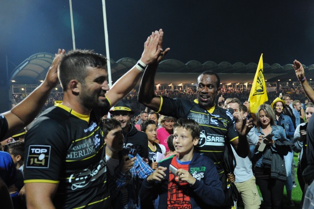 Party time: La Rochelle celebrate thumping Castres