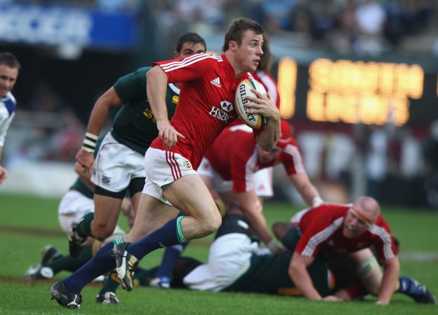 Lion's pride: Tommy Bowe will be one of five Lions starting in the clash between Cardiff and Ulster tonight