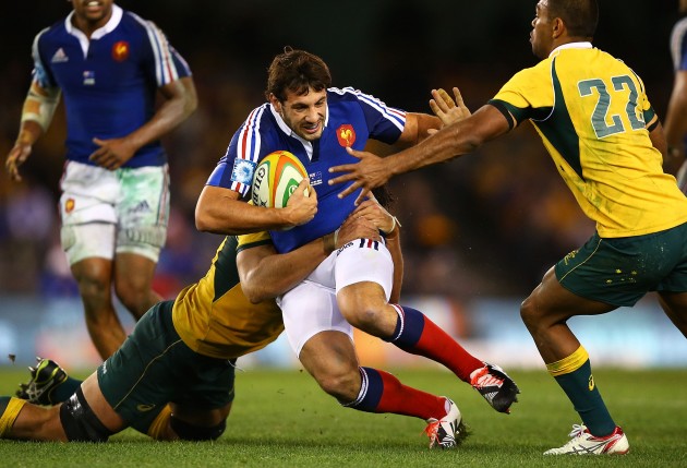 Feeling Bleu: Lamerat takes a charge against the Wallabies