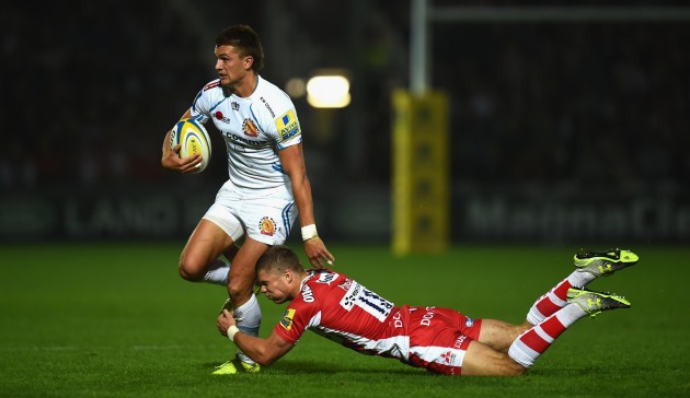 Fine start: Henry Slade has impressed in the Aviva Premiership so far with Exeter Chiefs