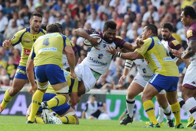 Rattling Clermont: Bordeaux's Metuisela Talebula attacks
