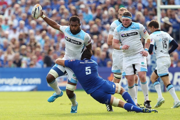Free-flowing: offload specialist Leone Nakarawa of Glasgow Warriors