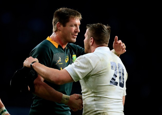 A fine career: Bakkies Botha bade farewell at Twickenham