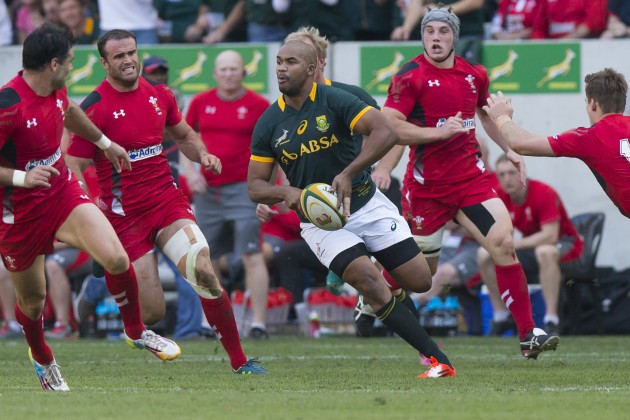 In the middle of things: JP Pietersen playing for the Boks